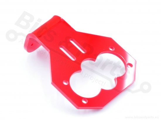 Houder/mounting bracket voor Ultrasone sensor HC-SR04 Rood